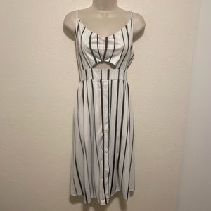 FancyInn Stripped Dress. NWT. SZ L
